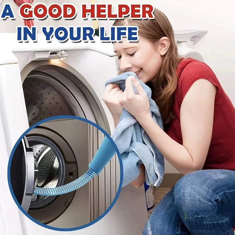 Dryer Vent Cleaner Kit Vacuum Attachment Bendable Dryer Lint Remover with Guide Wire Dryer Lint Screen Cleaning Hose
