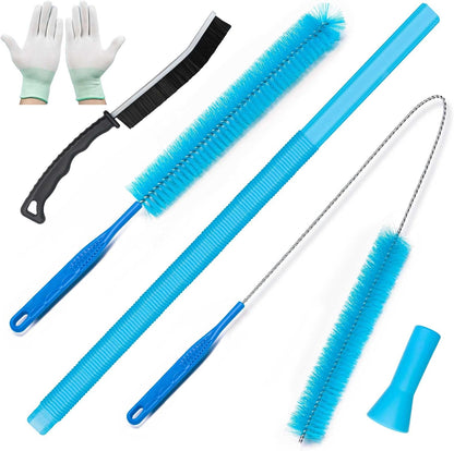 LintSecure Dryer Vent Cleaner Kit with vacuum hose and lint brush