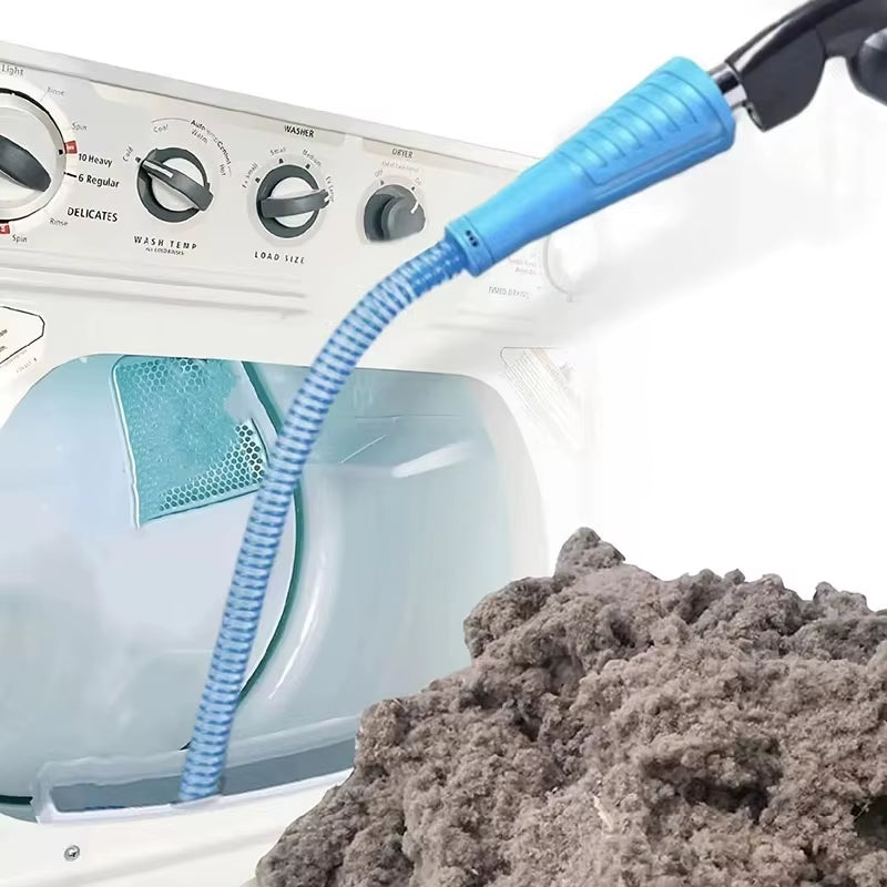 Dryer Vent Cleaner Kit Vacuum Attachment Bendable Dryer Lint Remover with Guide Wire Dryer Lint Screen Cleaning Hose